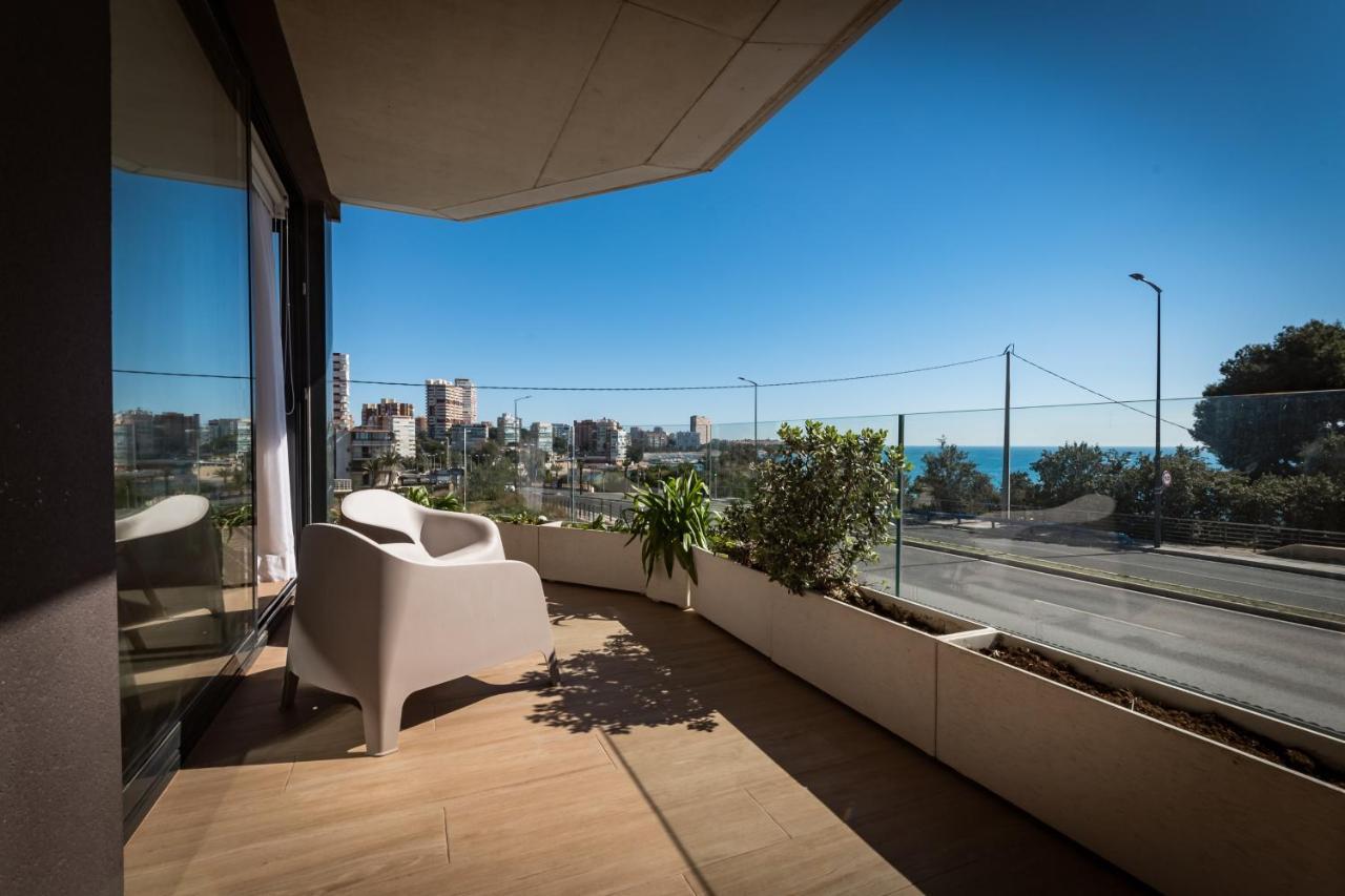 Modern Sea Front Sea Waves Apartment Alicante Exterior photo